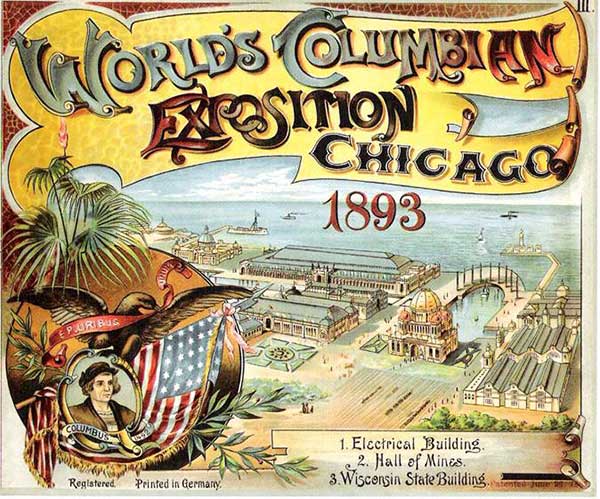 La Exposición Mundial Colombina de Chicago fue inaugurada el 1 de mayo de 1893 por el presidente Grover Cleveland. Fuente: gallica.bnf.fr / Bibliothèque nationale de France