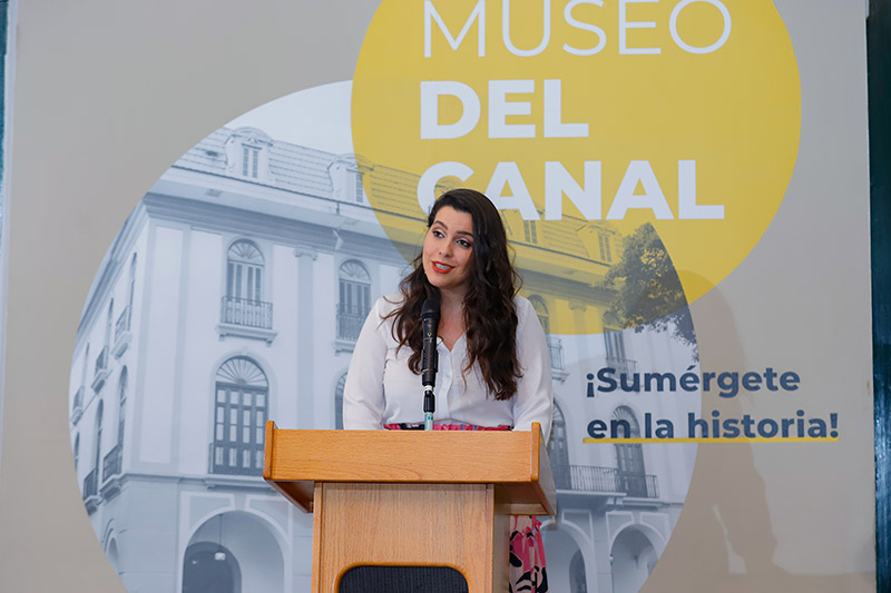 Ana Elizabeth González, directora del. Museo del Canal Interoceánico