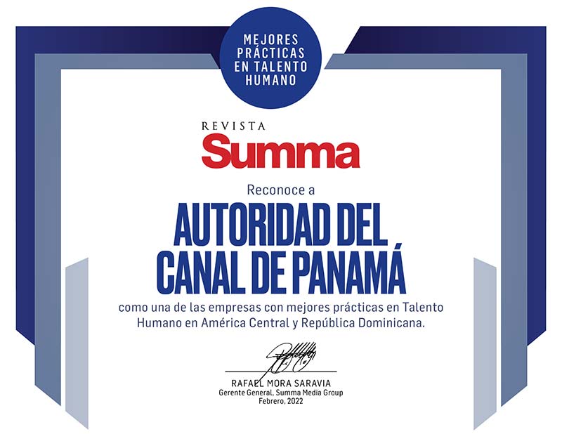 Canal de Panamá: una de las Empresas con Mejores Prácticas en Talento Humano