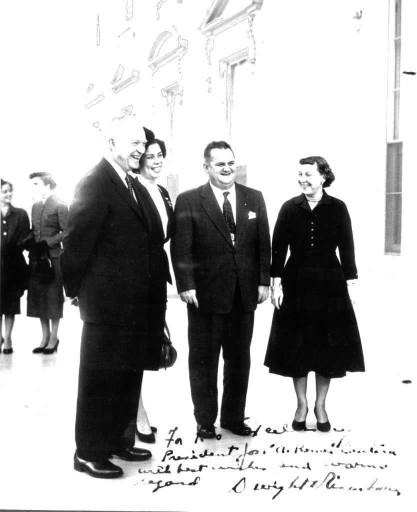 Presidentes Dwight Eisenhower y José Antonio Remón Cantera