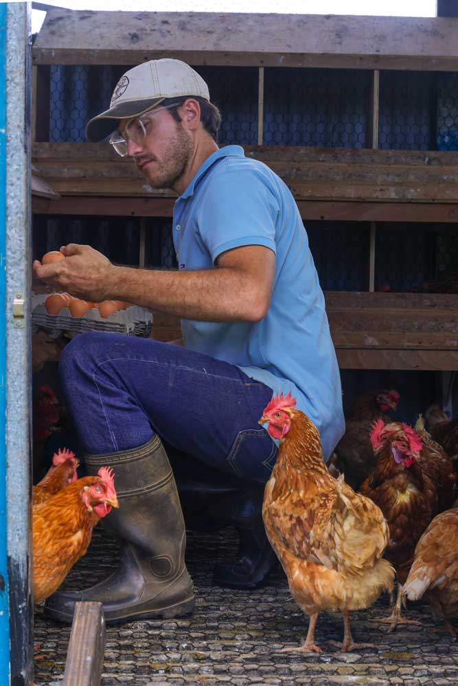 Franco Alberto Benítez, administrador de la Finca San José.